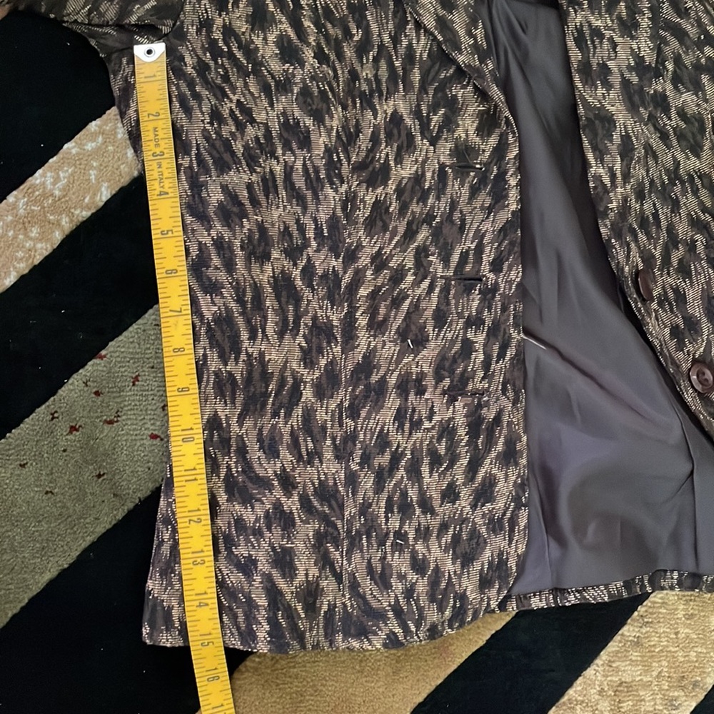 Dark Leopard print jacket! - Picture 6 of 7